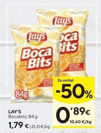 Caprabo Chips lay's oferta