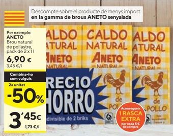 Caprabo Caldo natural aneto oferta