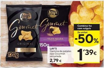 Caprabo Patatas fritas lay's oferta