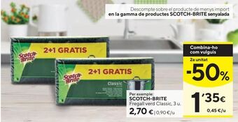 Caprabo Estropajo scotch-brite oferta