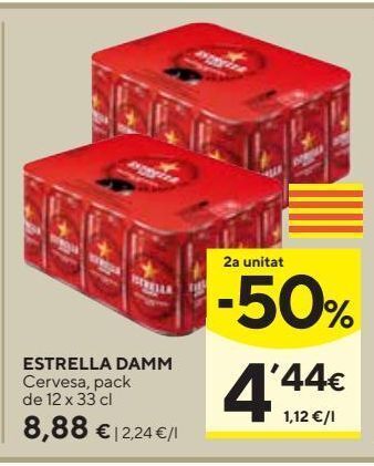 Caprabo Cerveza estrella damm oferta