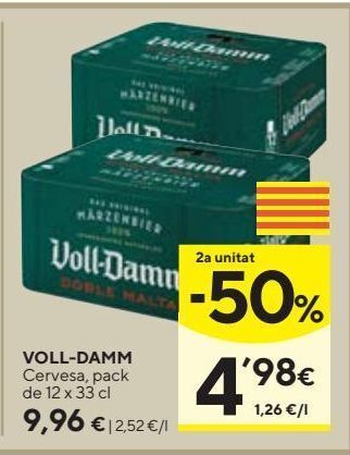 Caprabo Cerveza voll-damm oferta
