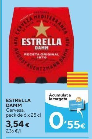 Caprabo Cerveza estrella damm oferta