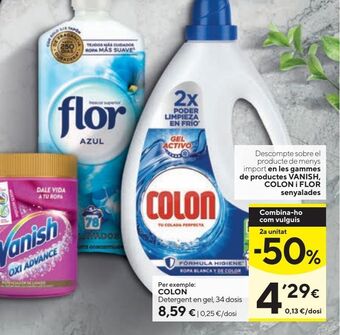 Caprabo Detergente gel colon oferta