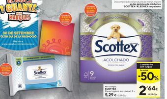 Caprabo Papel higiénico scottex oferta