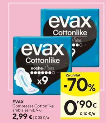 Caprabo Compresas evax oferta