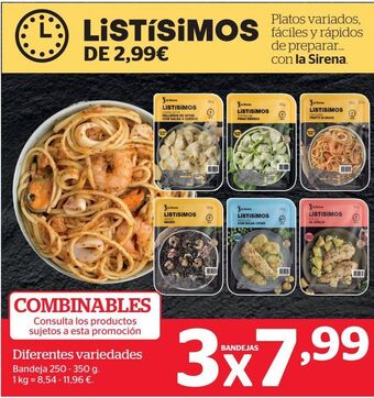 La Sirena Platos preparados oferta