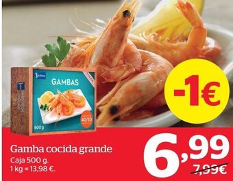 La Sirena Gambas cocidas oferta