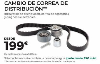 Feu Vert Correa de distribución oferta