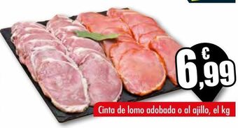 Unide Supermercados Cinta de lomo adobada o al ajillo oferta