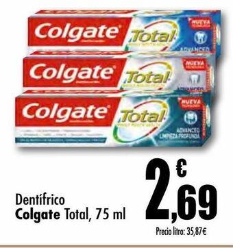 Unide Supermercados Dentífrico colgate total oferta