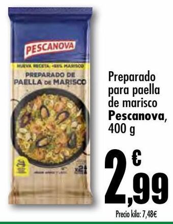Unide Supermercados Preparado para paella de marisco pescanova oferta