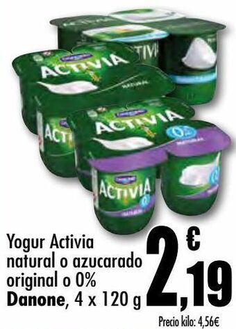 Unide Supermercados Yogur activia natural o azucarado original o 0% danone oferta