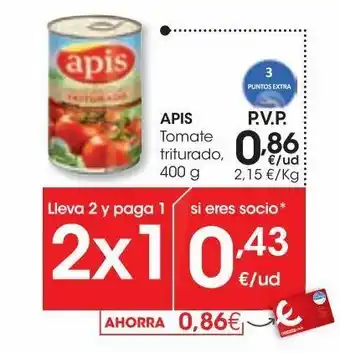 Eroski Apis tomate triturado 400 g oferta