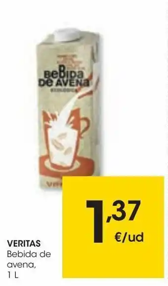 Eroski Veritas bebida de avena 1000 ml oferta