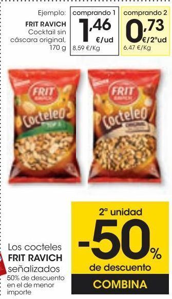 Eroski Frit ravich cocktail sin cáscara original 170 g oferta