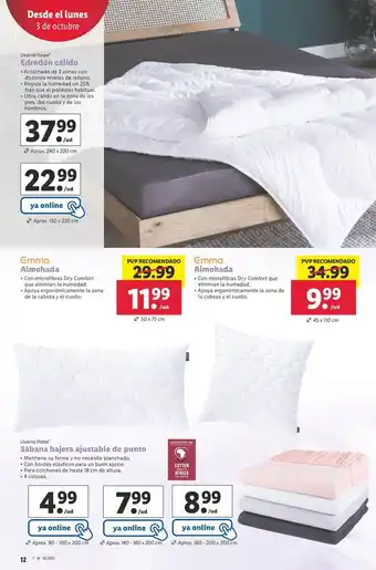 Lidl Edredón oferta