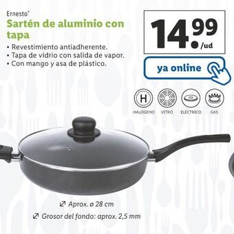 Lidl Sartén de aluminio oferta