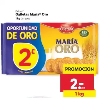Lidl Cuétara Galletas María Oro 1 kg oferta