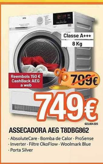 Expert Assecadora aeg t8dbg862 oferta