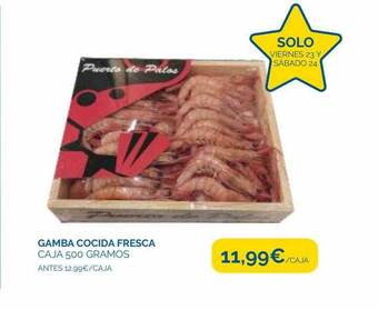 Supermercados La Despensa Gamba cocida fresca caja 500 gramos oferta