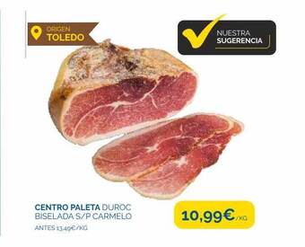 Supermercados La Despensa Centro paleta duroc biselada s-p carmelo oferta