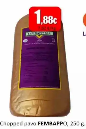 Super Alcoop Chopped pavo fembappo oferta