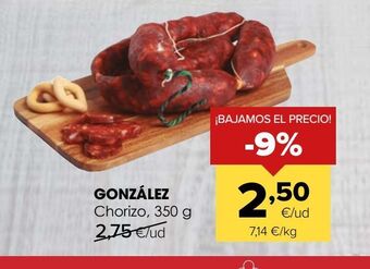 Autoservicios Familia Chorizo oferta