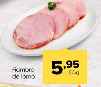 Autoservicios Familia Fiambre de lomo oferta