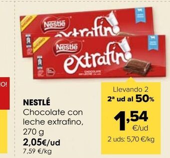 Autoservicios Familia Chocolate nestlé oferta