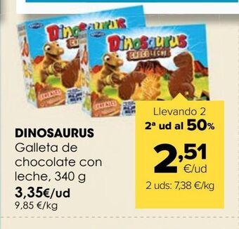 Autoservicios Familia Galletas dinosaurus artiach oferta