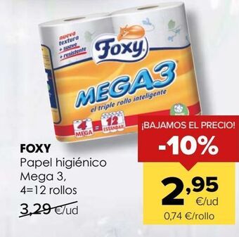 Autoservicios Familia Papel higiénico foxy oferta
