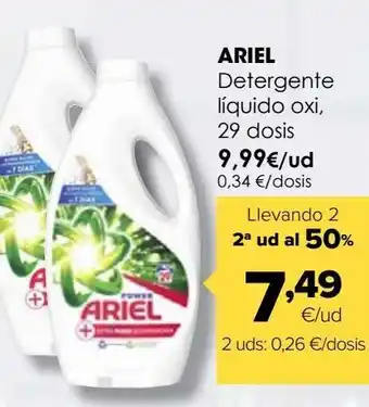 Autoservicios Familia Detergente líquido ariel oferta