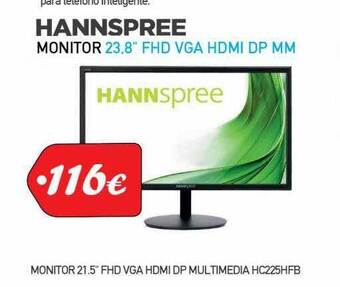 Microsshop Hannspree monitor 23.8 oferta