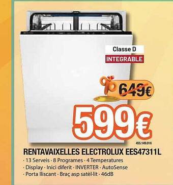 Expert Rentavaixelles electrolux ees47311l oferta