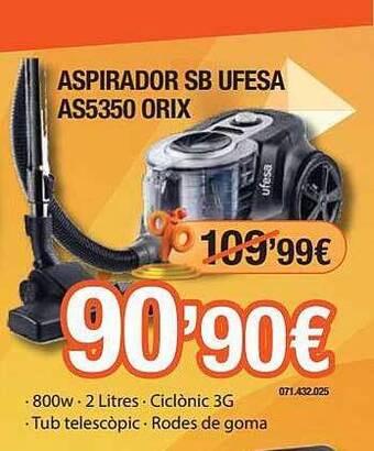 Expert Aspirador sb ufesa as5350 orix oferta
