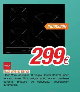 Expert Teka placa vitro ibc 63bf 100 oferta