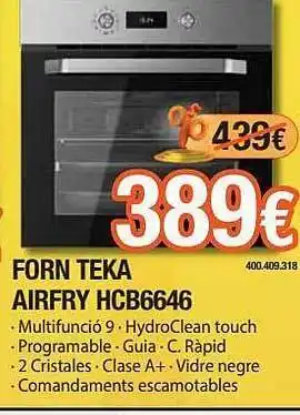 Expert Forn teka airfry hcb6646 oferta