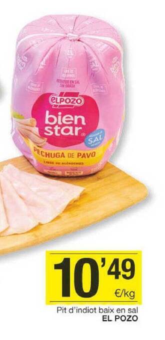 BonpreuEsclat Pit d'indiot baix en sal el pozo oferta