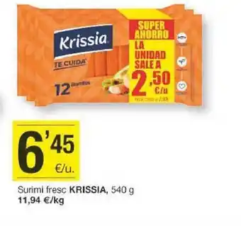 BonpreuEsclat Surimi fresc krissia oferta