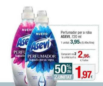 Condis 50% dte 2a unitat perfumador per a roba asevi oferta