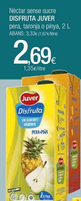 Condis Nèctar sense sucre disfruta juver oferta
