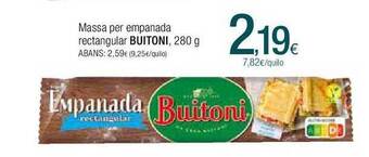 Condis Massa per empanada rectangular buitoni oferta