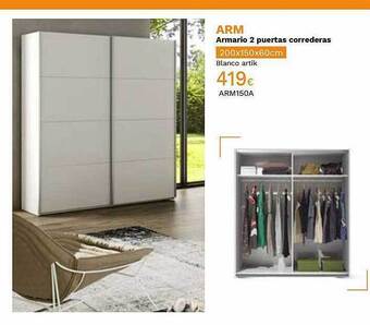 Mi Bricolaje Arm armario 2 puertas correderas oferta