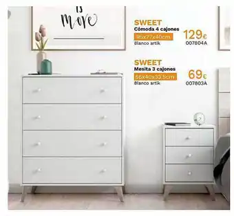 Mi Bricolaje Sweet cómoda 4 cajones mesita 3 cajones oferta