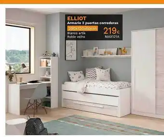 Mi Bricolaje Elliot armario 2 puertas correderas oferta
