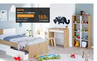 Mi Bricolaje Noa cama + 2 cajones oferta