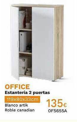 Mi Bricolaje Office estantería 2 puertas oferta