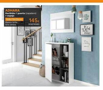Mi Bricolaje Adhara recibidor 1 puerta + espejo oferta