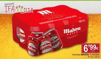 Supermercados Dani Cerveza mahou 5 estrellas oferta